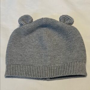 “Bundle 10/$13” carters 12m Gray Knitted baby boy girl hat Beanie with Ears